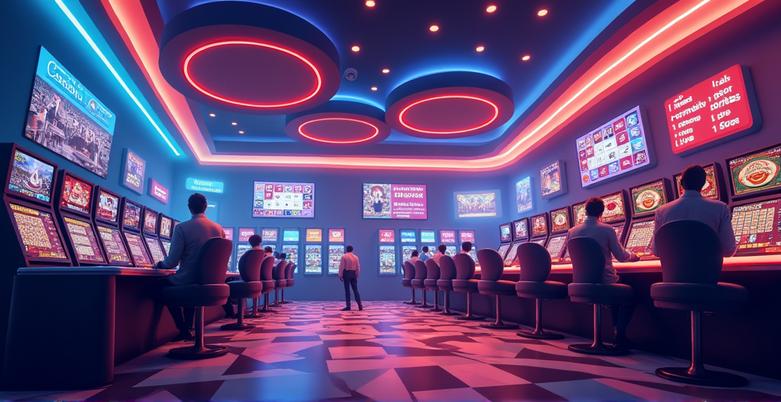 โต๊ะบาคาร่าสดกับดีลเลอร์ในคาสิโนออนไลน์